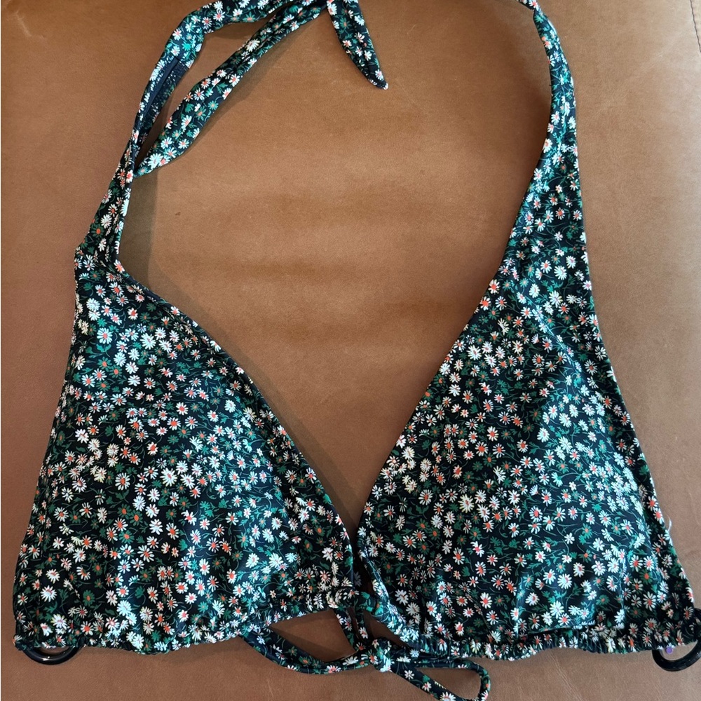 J. Crew & Liberty Floral Bikini Top